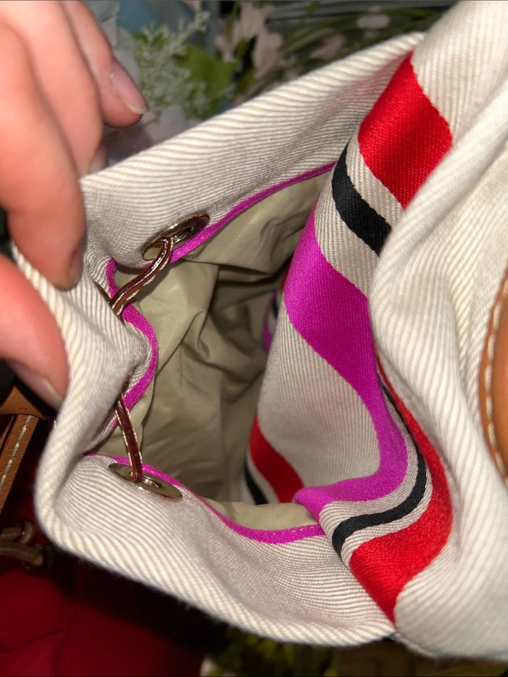 Kate Spade Oak Island Stripe Stevie diaper bag